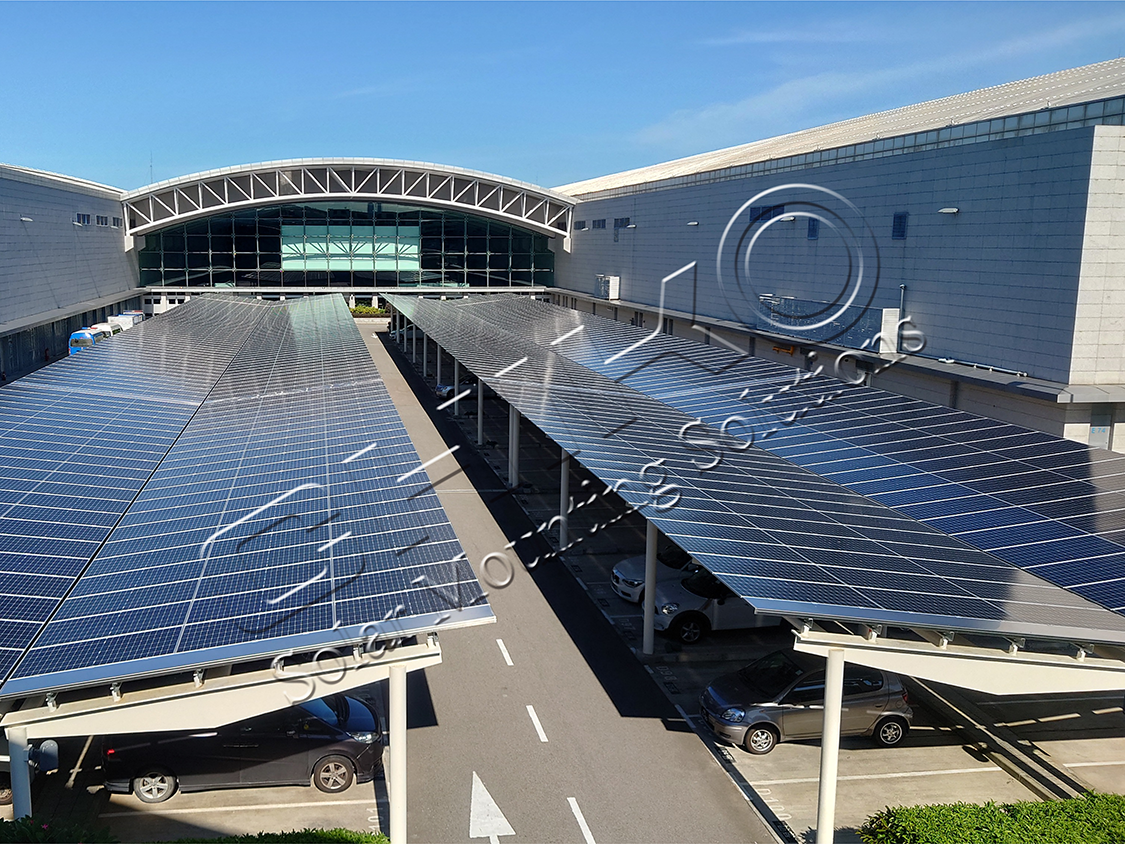 Practical and Durable Ideal Choice for PV Parking Sheds—Chiko Solar Carport Brackets