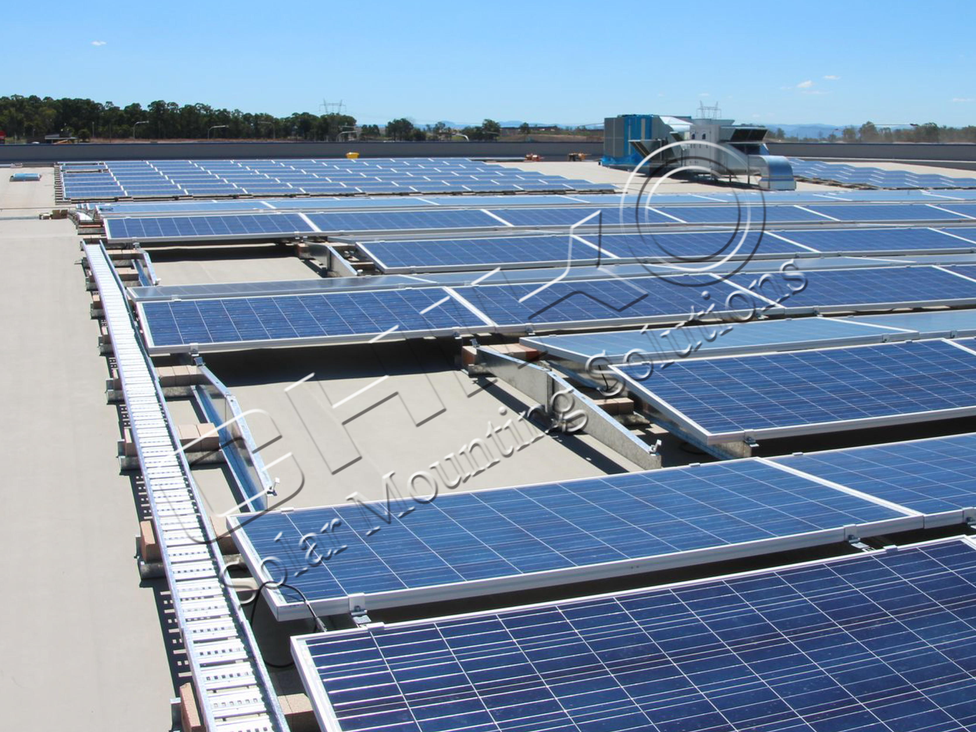 Non-Penetrating & Stable — Chiko Flat Roof PV Bracket