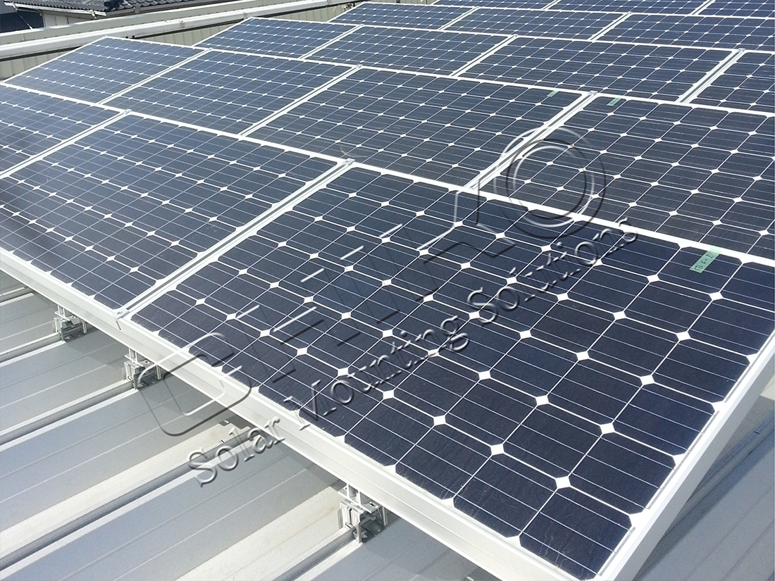 No Drilling, No Leaks: CHIKO Solar Color Steel Roof Mounting for Factory Roofs