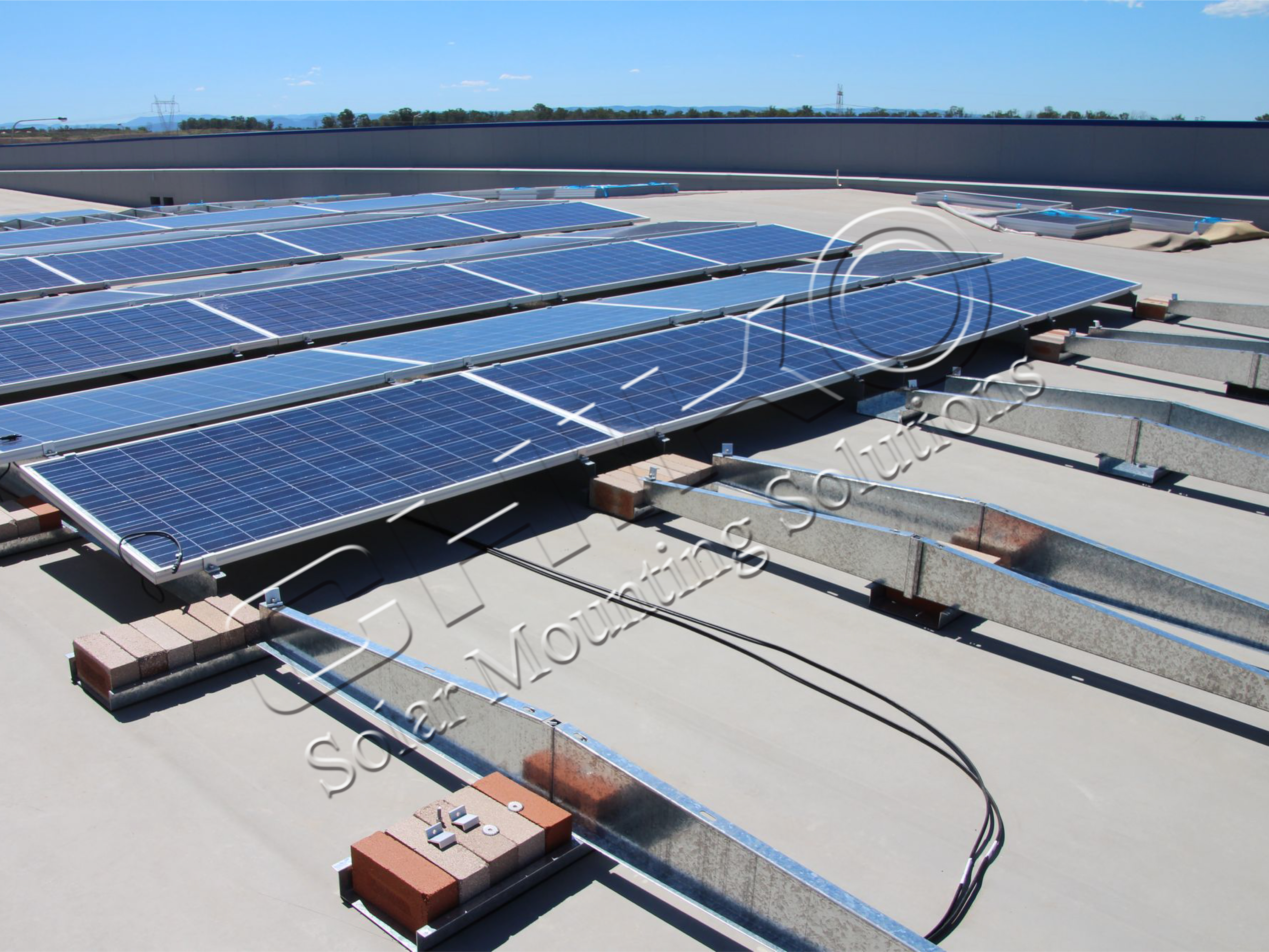 Non-Penetrating & Stable — Chiko Flat Roof PV Bracket