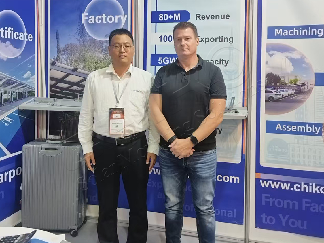 Middle East Energy 2026 Dubai CHIKO Solar Delivers Green Renewable Energy Racking for Local PV Projects (2)
