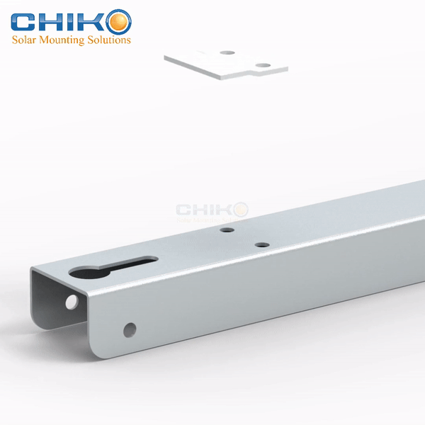 Flexible & Sturdy — Chiko Adjustable Steel Balcony PV Bracket