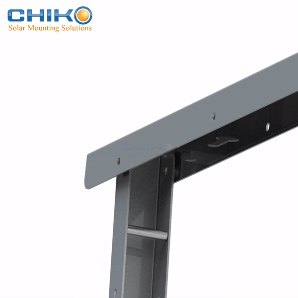 Flexible & Sturdy — Chiko Adjustable Steel Balcony PV Bracket
