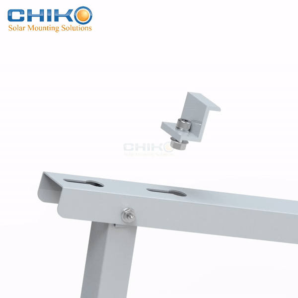 Flexible & Sturdy — Chiko Adjustable Steel Balcony PV Bracket