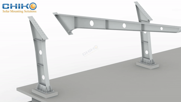 Building a Green Energy Fortress on Rooftops: Chiko Solar's Single-Column Carport PV Mounting Solution