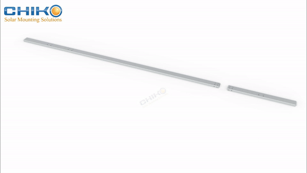 Solor Mounting Carport Mount - CHIKO Steel Carport Installation GIF-1