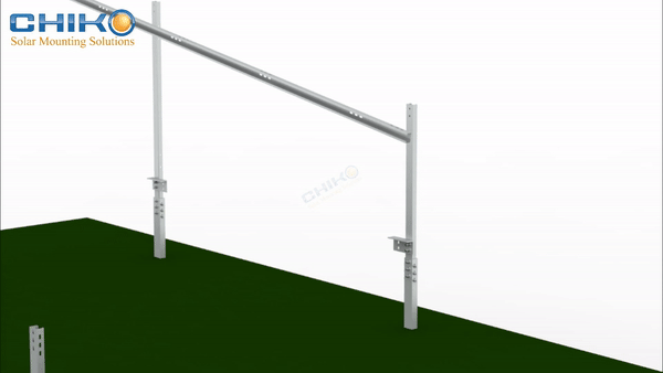 One Pile at a Time: CHIKO Solar Pile—Driving Brackets Build a Rock-Solid Ground Mount
