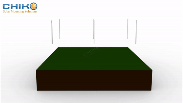 Stable Foundation & Efficient Construction|Chiko Pile Ground Solar Bracket