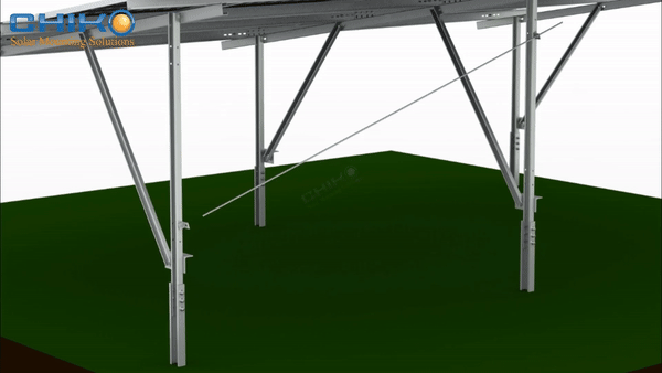 Chiko Pile-Driving PV Brackets, Stable Foundation Empowers Efficient PV Project Construction