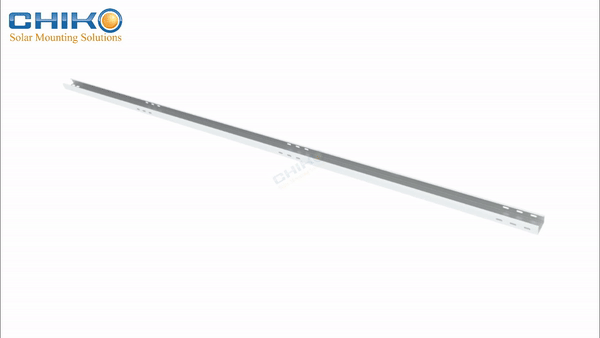 U-Shape Steel, Built for Any Ground—CHIKO Solar U2V Ground Mount