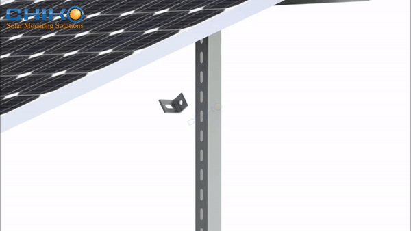 U-Shape Steel, Built for Any Ground—CHIKO Solar U2V Ground Mount