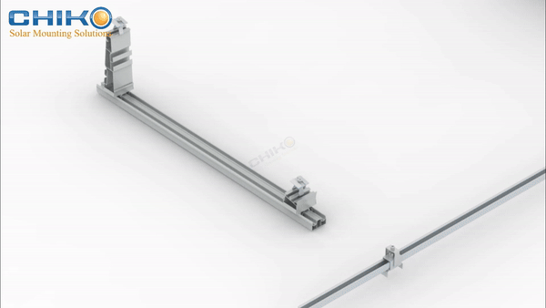 Solor Mounting Roof Mount - CHIKO Ballast VI Installation GIF-6