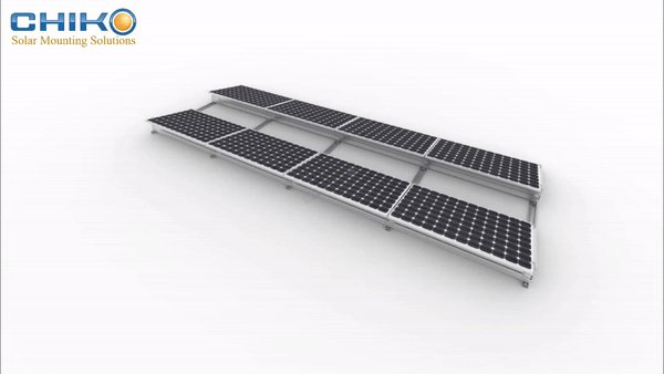 Flat Roof Photovoltaic Bracket Preferred: Ballasted VI System Boosts Efficient Power Generation for Commercial and Industrial Roofs