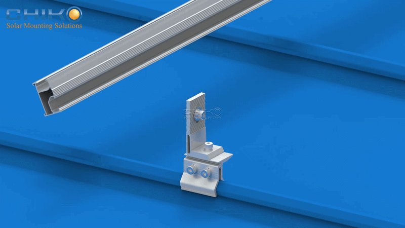 No Drilling & High Stability — Chiko Color Steel Clamp & L-Foot Fittings