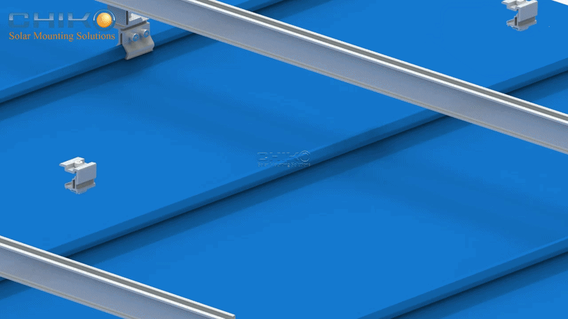 No Drilling & High Stability — Chiko Color Steel Clamp & L-Foot Fittings