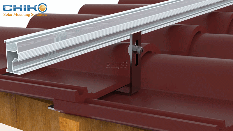 Perfect Fit & Stable Structure — Chiko Solar Tile Roof Bracket