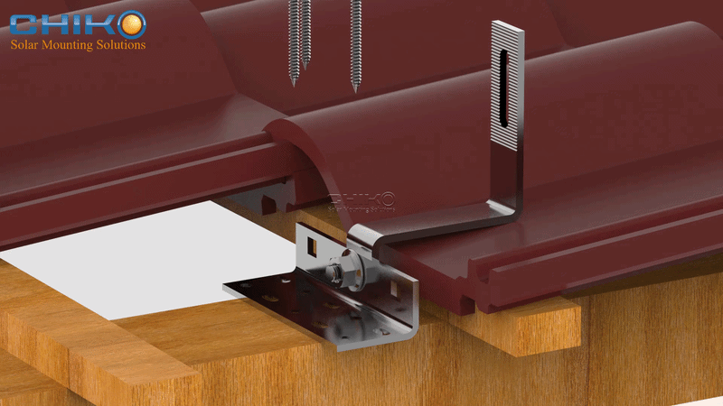 Perfect Fit & Stable Structure — Chiko Solar Tile Roof Bracket